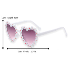 Load image into Gallery viewer, Babymoon Kids Heart Shaped Summer Sunglasses Goggles For Girls & Boys