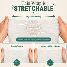 Load image into Gallery viewer, Babymoon Mohair Stretchble Baby Photography Shoot Wrap Cloth - White