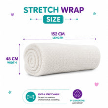 Load image into Gallery viewer, Babymoon Mohair Stretchble Baby Photography Shoot Wrap Cloth - White