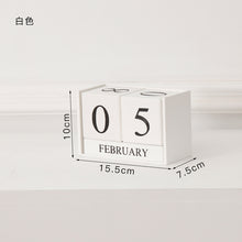 Load image into Gallery viewer, Babymoon Milestone Timeline Wooden Calendar Blocks | Add-ons | Baby Photoshoot Props|  White