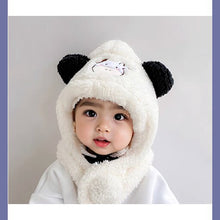 Load image into Gallery viewer, Babymoon Baby Earmuffs Winter Cap Kids Hat Boys Girls Caps | White | 1-15 Years