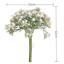 Load image into Gallery viewer, Babymoon Artificial Flowers Bunch | Baby Breath Gypsophila | 7 Head | Home Decoration | Baby Photoshoot Props | Gift Set | Brown