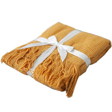 Load image into Gallery viewer, Babymoon Big Size Tassel Layer| Blanket Basket Filler | Baby Photography Props | Yellow