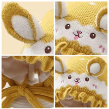 Load image into Gallery viewer, Babymoon Unisex Rabbit Winter Boy’s Girls Kids Cap Hat Baby Headwear | 0-24 M | Yellow