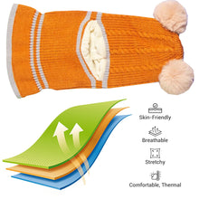 Load image into Gallery viewer, Babymoon Pom-Pom Knit Winter Kids Boys Girls Monkey Cap Baby Hat | Yellow | 2-8 yr