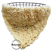 Load image into Gallery viewer, Babymoon Handspun Layer Basket Filler Baby Photography Blanket - Blue