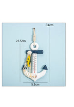 Load image into Gallery viewer, Babymoon Mediterranean Sailing Wooden Anchor Beach Sea Style Wall Hanging Photography Prop Furniture