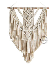Load image into Gallery viewer, Babymoon Macrame Photography Wall Hanging - White