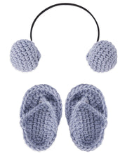 Load image into Gallery viewer, Babymoon Headphones & Slippers for New Born Baby Photography Accessories