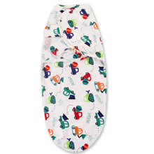 Load image into Gallery viewer, Babymoon Organic Designer Cotton Swaddle Wrap - Multi Car