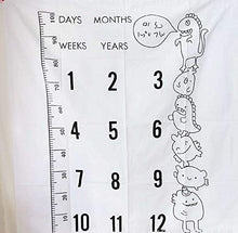 Load image into Gallery viewer, Babymoon  Milestone Floral Leaf Photoshoot Bedsheet | Swaddle | 100 x 100 cm