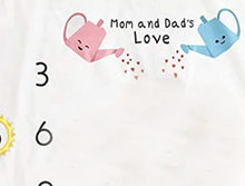 Load image into Gallery viewer, Babymoon Mom and Dad Photoshoot Bedsheet | Swaddle | 100 x 100 cm