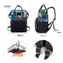 Load image into Gallery viewer, Babymoon Mother Diaper Bag Lightweight Multifunctional Travel Unisex Diaper Backpack - Black