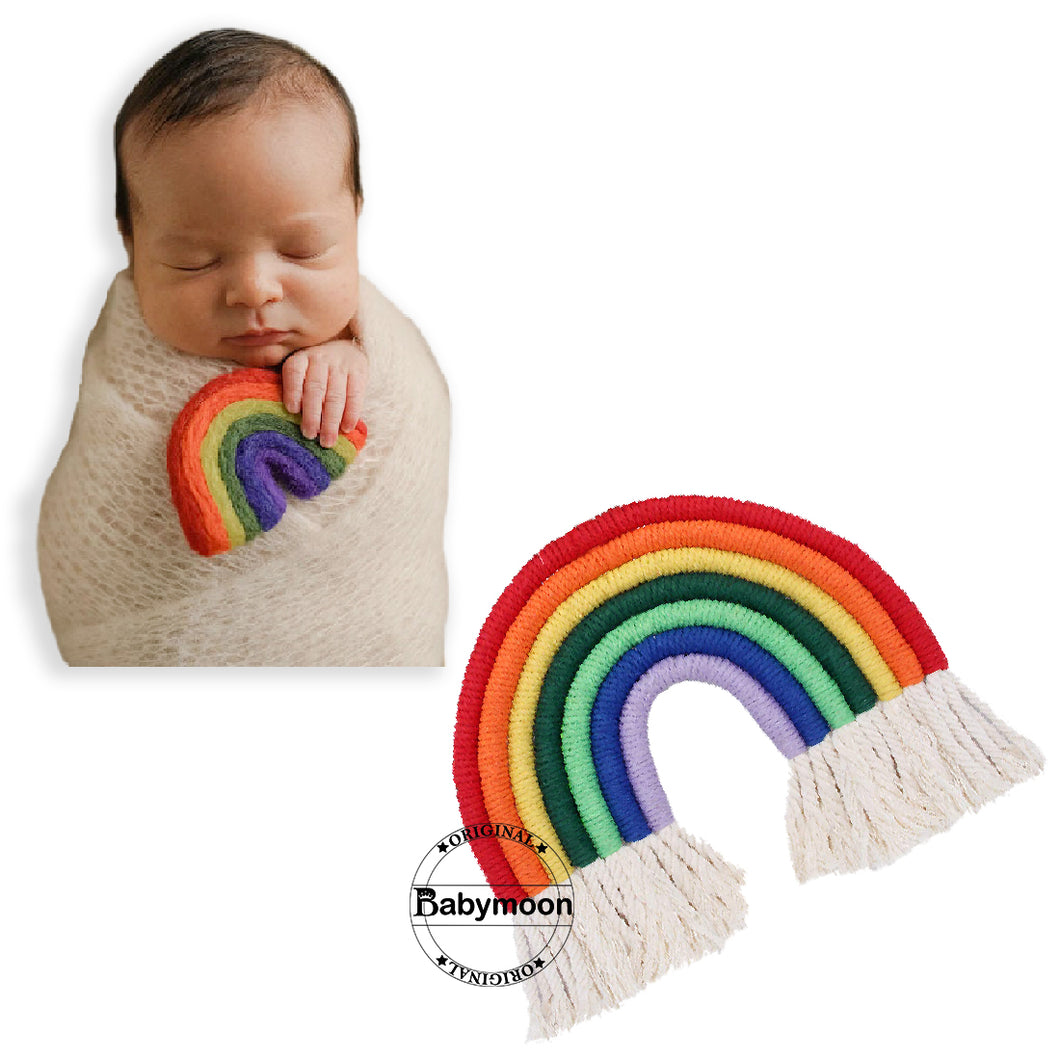 Babymoon Macrame | Wall Hanging | Rainbow Baby Photography Accessories Kids Photoshoot Props