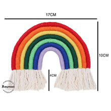 Load image into Gallery viewer, Babymoon Macrame | Wall Hanging | Rainbow Baby Photography Accessories Kids Photoshoot Props
