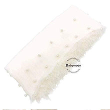 Load image into Gallery viewer, Babymoon Pearl Wrap Stretchble Baby Photography Shoot Wrap Cloth-White