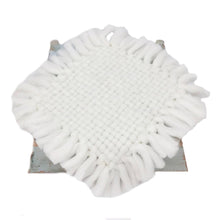 Load image into Gallery viewer, Babymoon Marino Wool Pineapple Layer Basket Filler Baby Photography Blanket | White