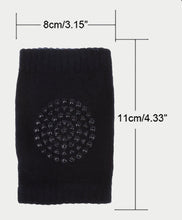 Load image into Gallery viewer, Babymoon Baby Kids Knee Pads AntiSlip Stretchable Knee Cap Elbow Safety (Pack of 3 Pairs, Pink, Black & Grey)