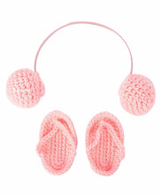 Load image into Gallery viewer, Babymoon Headphones & Slippers for New Born Baby Photography Accessories