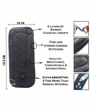 Load image into Gallery viewer, Babymoon Washable & Reusable Cloth Diaper Pocket With Bamboo Charcoal Insert Pack of 6