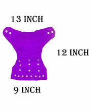 Load image into Gallery viewer, Babymoon Washable & Reusable Cloth Diaper Pocket With Bamboo Charcoal Insert Pack of 6