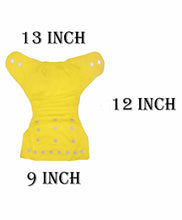 Load image into Gallery viewer, Babymoon Washable & Reusable Cloth Diaper Pocket With Bamboo Charcoal Insert - Pack of 4