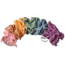 Load image into Gallery viewer, Babymoon Cheese Wrap Stretchble Baby Photography Shoot Wrap Cloth (50x260cm) - Pastel Rainbow