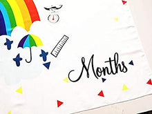 Load image into Gallery viewer, Babymoon Designer Growth Baby Photography Props- Photo Blanket - Photoshoot Bedsheet - Best Baby Shower Gift (40 x 40 Inch)