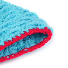 Load image into Gallery viewer, Babymoon Mermaid Newborn Photography Crochet Outfit Costume - Blue