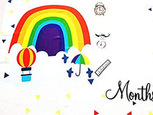 Load image into Gallery viewer, Babymoon Designer Growth Baby Photography Props- Photo Blanket - Photoshoot Bedsheet - Best Baby Shower Gift (40 x 40 Inch)