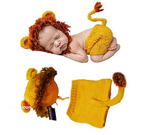 Load image into Gallery viewer, Babymoon Lion Newborn Photography Crochet Outfit Costume Jungle Theme