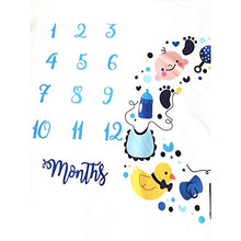 Load image into Gallery viewer, Babymoon Cartoon Circle Photoshoot Bedsheet | Swaddle | 100 x 100 cm