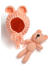 Load image into Gallery viewer, Babymoon Bear Teddy with Cap New Born Baby Photography Shoot Props Costumes