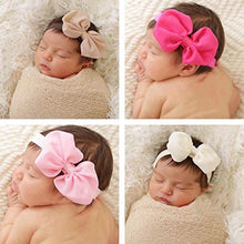 Load image into Gallery viewer, Babymoon Bow Knot Hairband New Born Baby Photography Shoot Props Costumes (Set of 7)