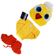 Load image into Gallery viewer, Babymoon Twitty Newborn Photography Crochet Outfit Costume