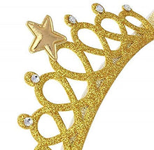 Load image into Gallery viewer, Babymoon Girl's Glittering Rhinestone Crown Hairbands