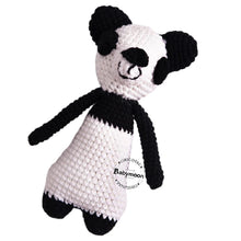 Load image into Gallery viewer, Babymoon Panda (17 Cm) Handmade Knitted Stuffed Animal Baby Kids Photography Shoot Props Organic Toys