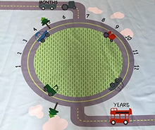 Load image into Gallery viewer, Babymoon Designer Growth Baby Photography Props- Photo Blanket - Photoshoot Bedsheet - Best Baby Shower Gift (40 x 40 Inch)