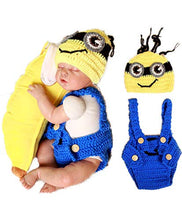 Load image into Gallery viewer, Babymoon Character Newborn Photography Crochet Outfit Costume