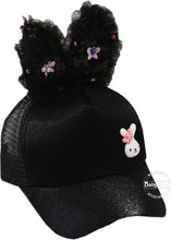 Load image into Gallery viewer, Babymoon Rabbit Ears Summer Cap Hat - Black