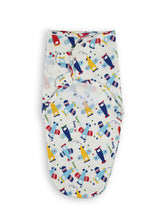 Load image into Gallery viewer, Babymoon Organic Designer Cotton Swaddle Wrap - Blue Aeroplane