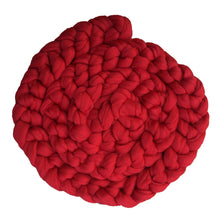 Load image into Gallery viewer, Babymoon Adjustable Braided Rug Layer Basket Filler Baby Photography Blanket