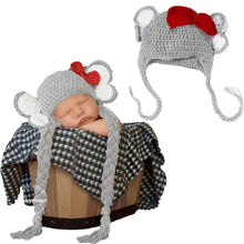 Load image into Gallery viewer, Babymoon Elephant Newborn Photography Crochet Outfit Costume