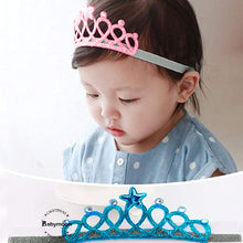 Load image into Gallery viewer, Babymoon Girl's Glittering Rhinestone Crown Hairbands
