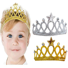 Load image into Gallery viewer, Babymoon Girl's Glittering Rhinestone Crown Hairbands
