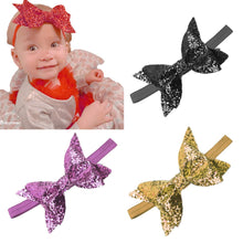 Load image into Gallery viewer, Babymoon Glittering Bow Hairbands Headbands