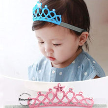 Load image into Gallery viewer, Babymoon Girl's Glittering Rhinestone Crown Hairbands