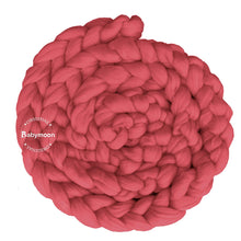 Load image into Gallery viewer, Babymoon Adjustable Braided Rug Layer Basket Filler Baby Photography Blanket