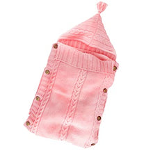Load image into Gallery viewer, Babymoon Organic Knitted Woollen Swaddle Sleeping Bag | 0-3M - Peach