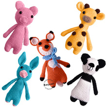 Load image into Gallery viewer, Babymoon Rabbit (17 Cm) Handmade Knitted Stuffed Animal Baby Kids Photography Shoot Props Organic Toys